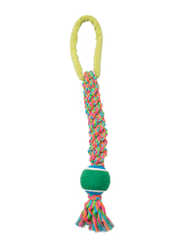 Boredom Busterz Braided Rope and Tennis Tug