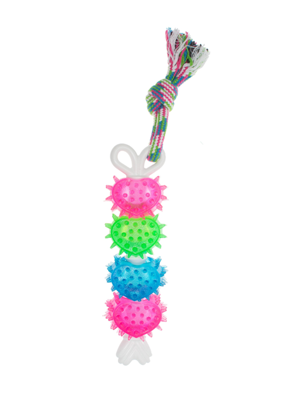Boredom Busterz TPR Toy with Rope Handle