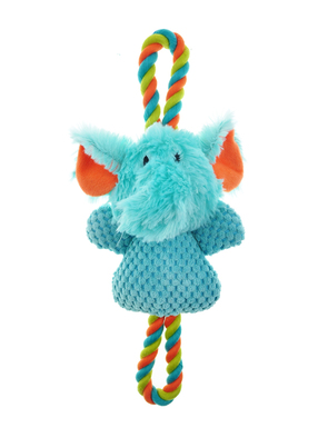 Plush and Rope Animal Tug